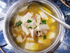 手工豆腐笋干汤-国生茶庄·地道农家菜团建活动