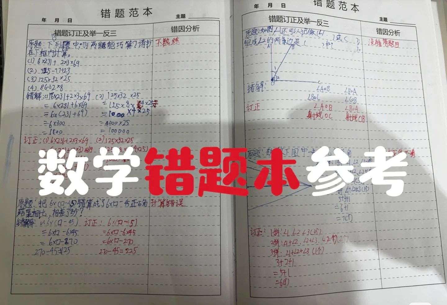 数学错题整理APP（拍照归类）

