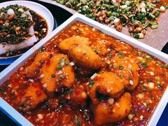 铁板鱼香茄盒-醉小酒馆·川菜·江湖菜·重庆菜(观音桥旗舰店)