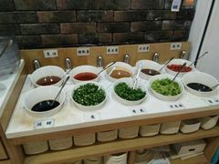 自助调料区-为什么牛潮汕牛肉火锅(万胜广场店)