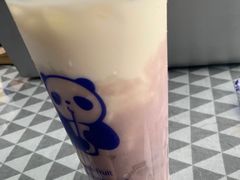 芋泥啵啵绿茶-茶百道(大卫城店)