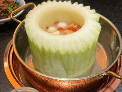 -得意咚瓜·顺德鱼生·冬瓜盅火锅