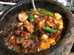 石锅杭椒牛蛙-桂满陇-十里风荷(合生汇店)