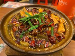 砂锅油泼毛血旺-罗妈砂锅(四川成都奎星楼店)