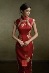 点击看大图 -藤薰定制中式嫁衣礼服旗袍店