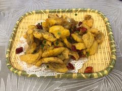 椒盐豆腐鱼-合家小菜餐馆(新诚花苑店)