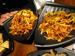 拌花菜-新泉鲜肉木炭烤肉