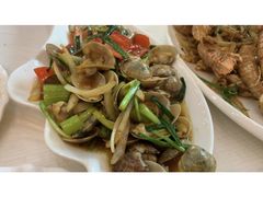 姜葱炒花甲-覃记海鲜美食餐厅