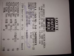 2014年11月22日，周六，崔…-乐天免税店(仁川国际机场店)