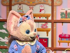 -小镇影院迪士尼小熊Duffy与他的朋友合影地