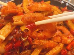 干锅排骨虾-情妹耙泥鳅·江湖川菜(科华店)