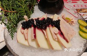 Apple Blueberry Foie Gras