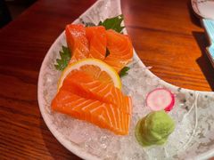 甜虾三文鱼刺身拼-九本居酒屋(学院路店)