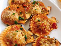 蒜蓉烤扇贝-覃记海鲜美食餐厅