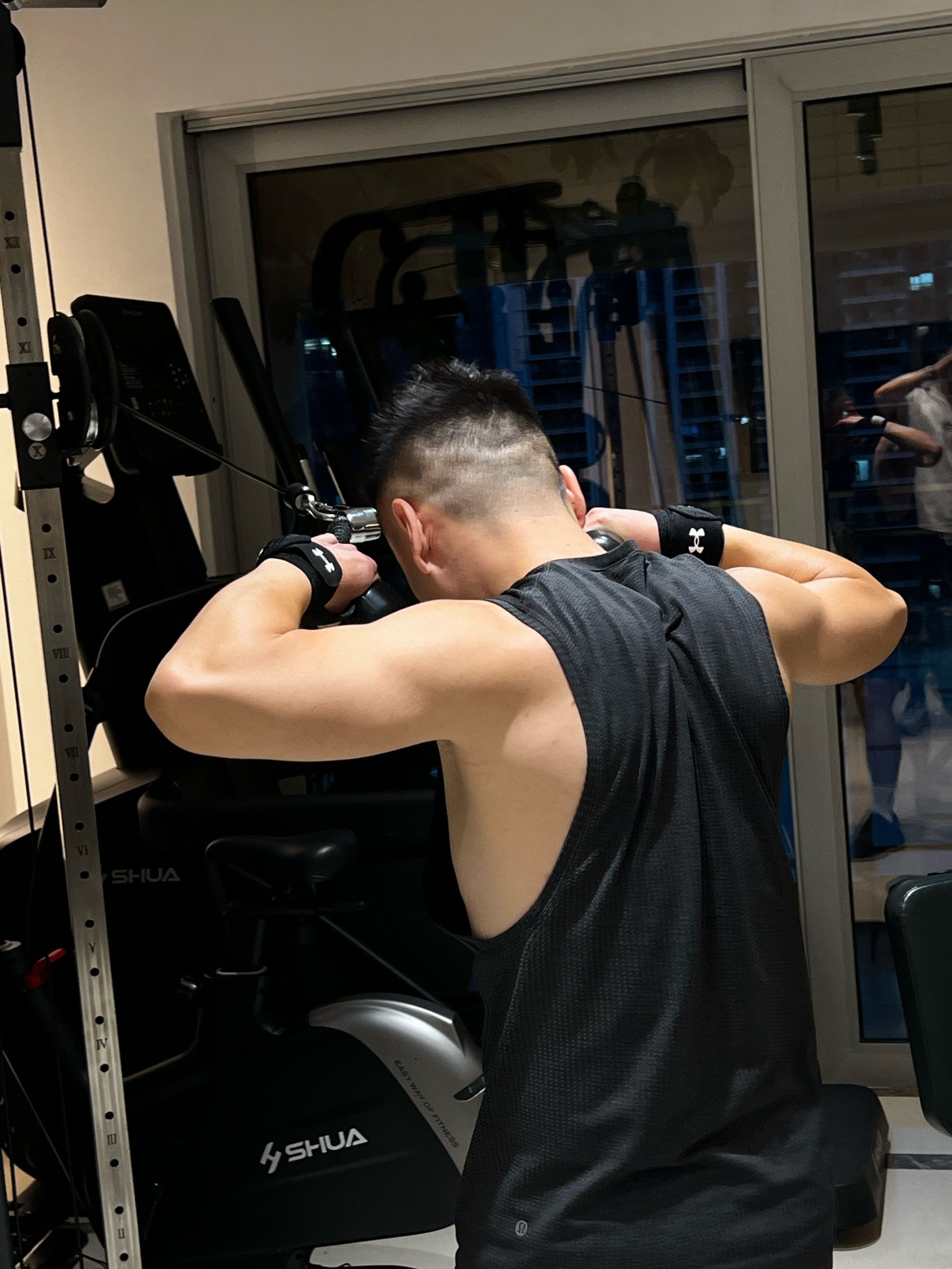 有被学员的背影帅到