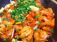 土钵基围虾-张氏父子常德肠子馆(贺龙店)
