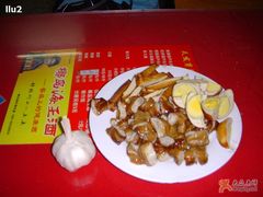 梆梆肉和大蒜-天发芽·何记葫芦头泡馍·老字号(小南门店)