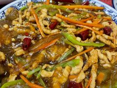 肉丝拉皮-北大地皖峰饭馆
