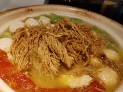 丝瓜鱼丸炖馓子-永安鱼庄·镇江菜(东吴路店)