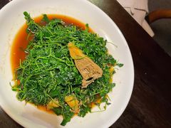 蚌肉金花菜-祥记·苏帮菜·松鼠桂鱼(湖畔天城店)