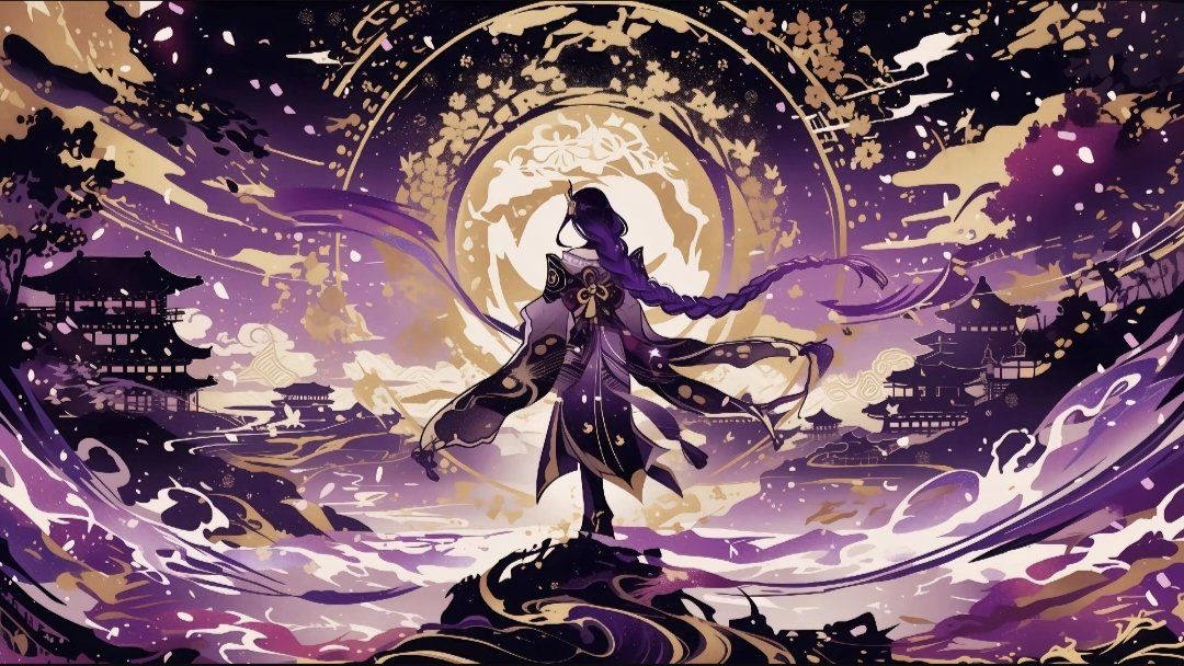 原神#壁纸雷神太帅了,有喜欢雷神的宝子