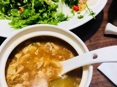 乌鱼蛋海参籽汤-将相和·海鲜蒸饺大连菜