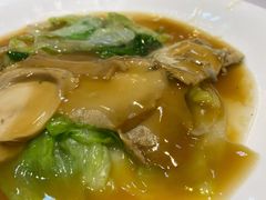 鲍鱼扒生菜-凤城礼记鱼翅海鲜酒家(新马路总店)