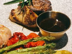 鹅肝配牛排-查特花园美食广场(西单大悦城店)