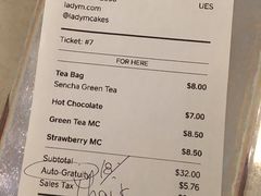 账单-Lady M Cake Boutique(麦迪逊大道店)