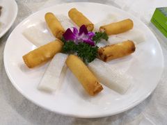 顺德炸牛奶拼伦教糕-顺德美食坊(南沙分店)
