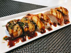芝士芒果三文鱼寿司-樱の千渡日式料理·铁板烧•烧鸟(金盛田广场店)