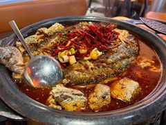 -探鱼·鲜青椒爽麻烤鱼(银泰城店)