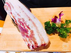 厚切五花肉-唯成•韩国炭火烤肉 유성고기