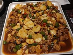 年糕芦花鸡-丝路金桃·新疆菜(徐汇店)