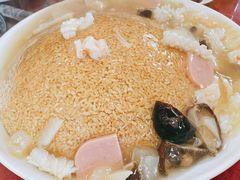 三鲜锅巴-北大地皖峰饭馆