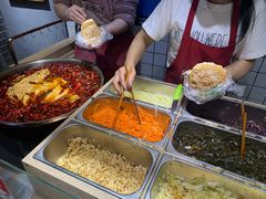 花干夹菜-三兄弟高炉烧饼