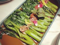 培根菜心-蜜桃花开·中西融合菜E&W(南长街店)