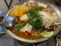 部队锅加芝士-富乐满韩国正宗炸鸡韩国料理(虹泉路店)