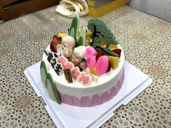 -皇冠幸福里动物奶油生日蛋糕(古田二路店)