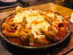 芝士炒鸡爪-包装马车·韩国料理·포장마차