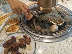-泰白海鲜烧烤 丹东黄蚬子