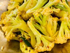 干锅焗花菜-丫口花园餐厅·融合菜