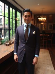 点击看大图 -怒马会 全麻衬西装高级定制