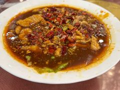 传统手法水煮肉-桃子餐厅·天津菜(红星路直营店)