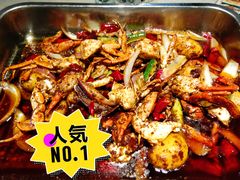 招牌香辣蟹-休记光头香辣蟹干锅店(衣冠庙店)