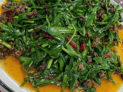 韭菜炒螺蛳肉-长临河古镇福味轩土菜馆(长临河店)