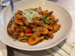 杭州传统油爆虾-九里云松·天香餐厅