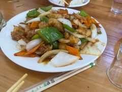 溜肉段-小叶大馅饺子城