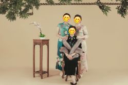 -时光纪亲子全家福照相馆(静安店母女写真父母纪念照)