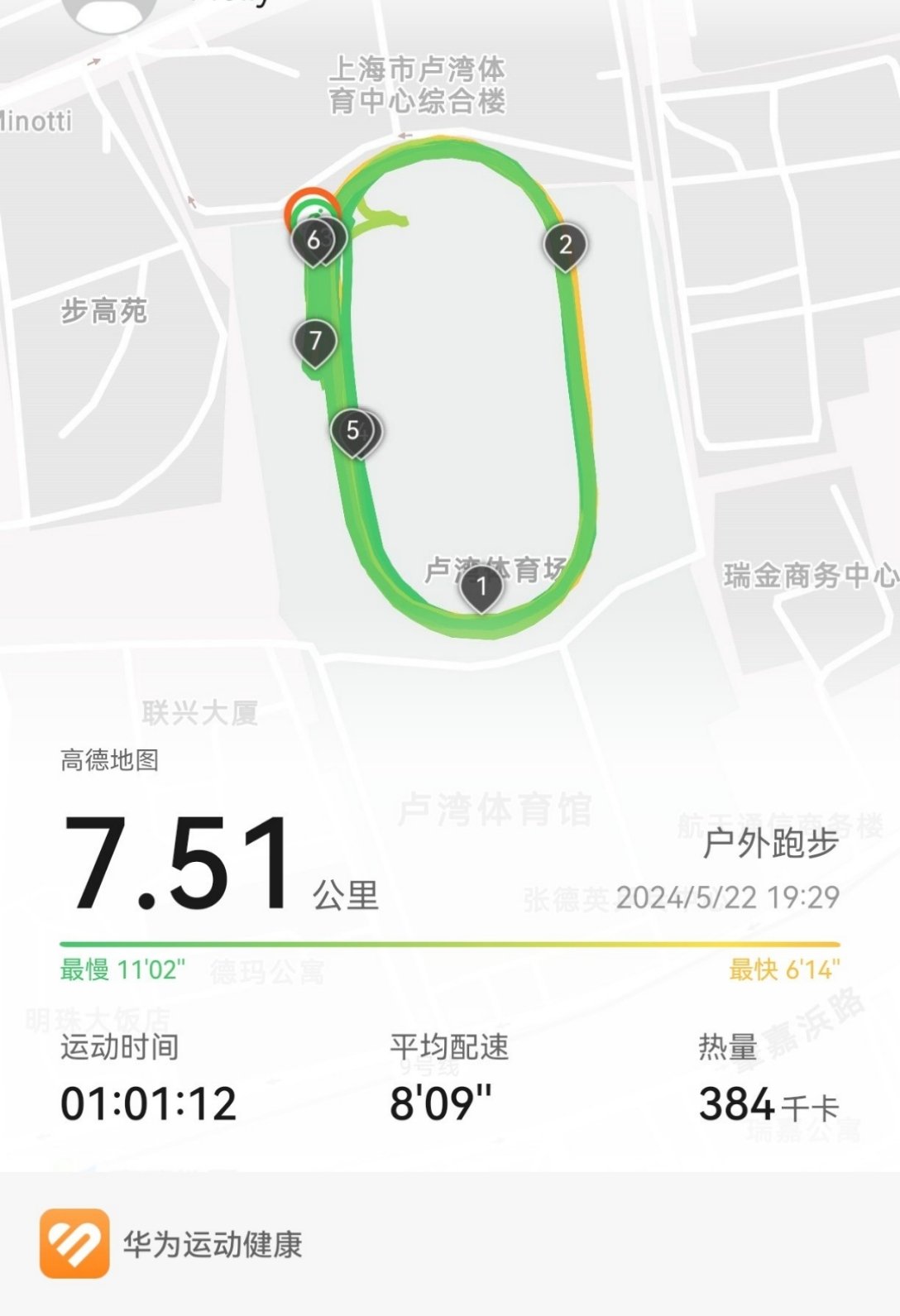 爱上跑步的我